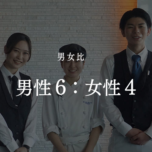 02.男女比：男性6：女性4